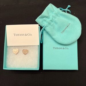 Tiffany & Co. Silver Heart Earrings